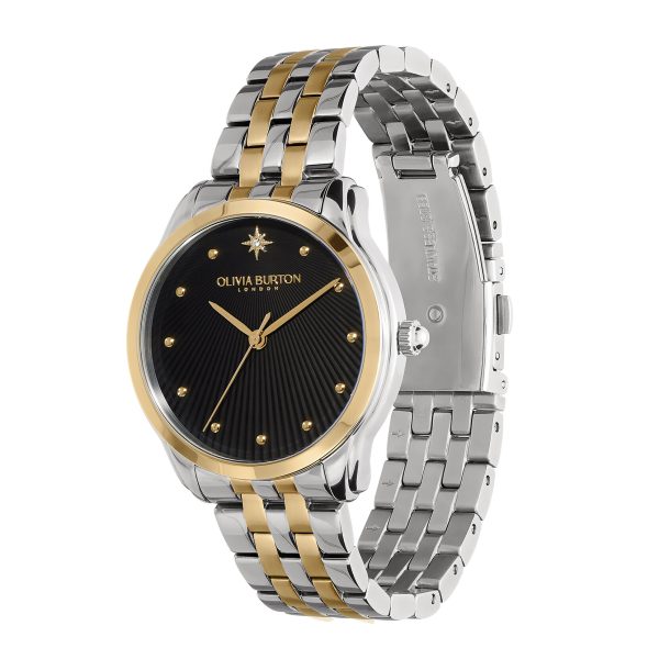 36mm Starlight Black & Two Tone Bracelet Watch - Image 2