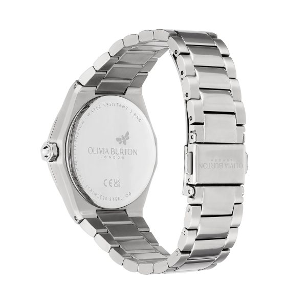 33mm Hexa Blush & Silver Bracelet Watch - Image 5