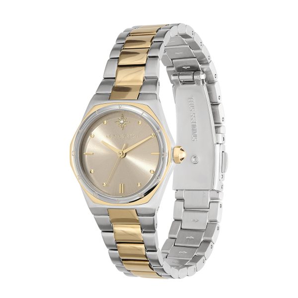 28mm Mini Hexa Neo Gold & Two Tone Bracelet Watch - Image 2