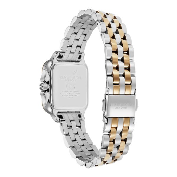 28mm Grosvenor Black & Two Tone Bracelet Watch - Image 5