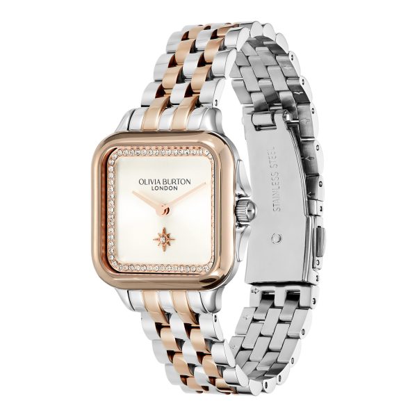 28mm Grosvenor White & Two Tone Bracelet Watch - Image 2