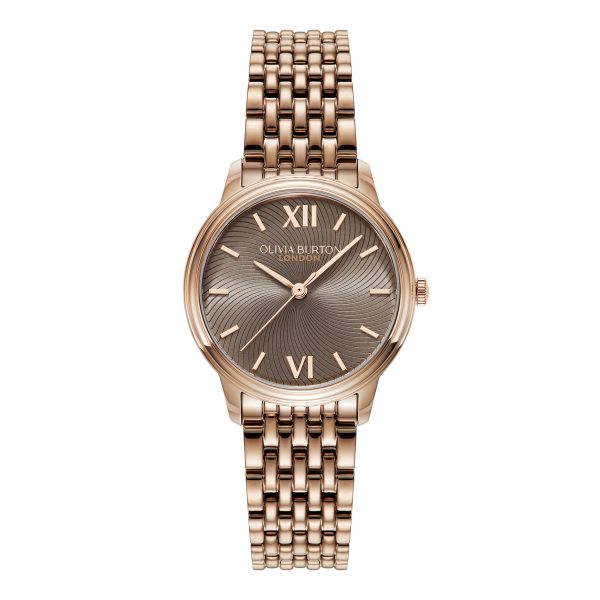 32mm Swirl Mushroom & Rose Gold Bracelet Watch