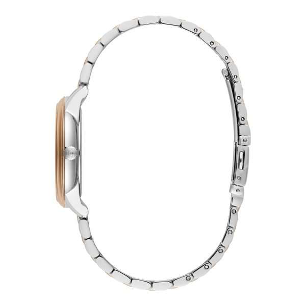 32mm Swirl Black & Two Tone Bracelet Watch - Image 4