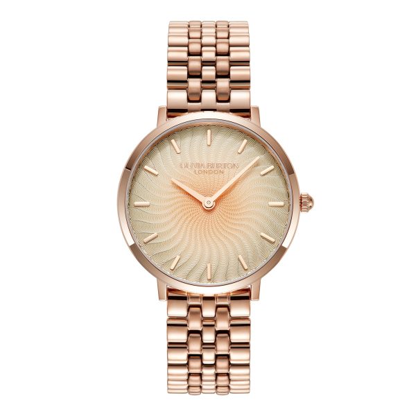 35mm Radiant Sun Ombre & Rose Gold Bracelet Watch