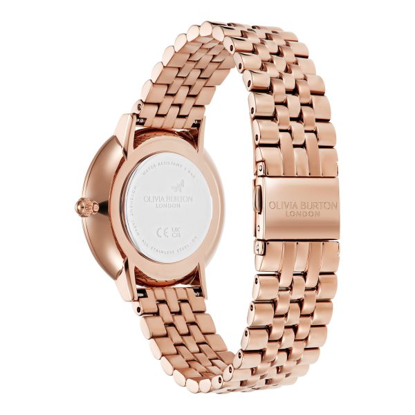 35mm Radiant Sun Ombre & Rose Gold Bracelet Watch - Image 5