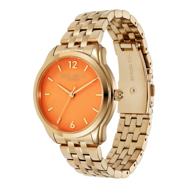 36mm Starlight Color Sweet Mandarin & Gold Bracelet Watch - Image 2