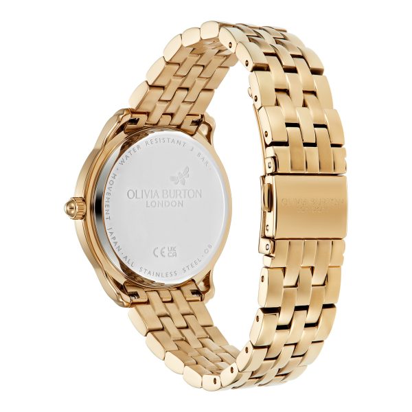 36mm Starlight Color Sweet Mandarin & Gold Bracelet Watch - Image 5