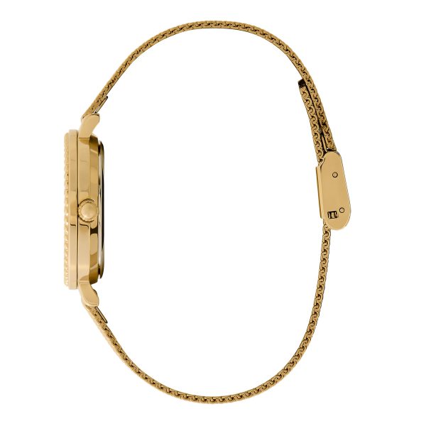 30mm Vintage Bead Gold Mesh Watch - Image 4
