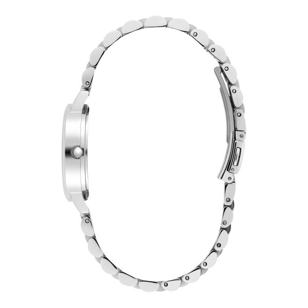30mm White & Silver Bracelet Watch - Image 4