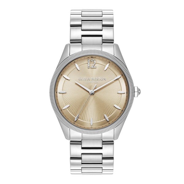 38mm Radiate Nude & Silver Bracelet Watch
