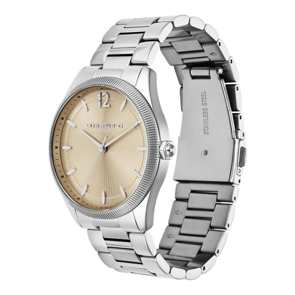 38mm Radiate Nude & Silver Bracelet Watch - Image 2