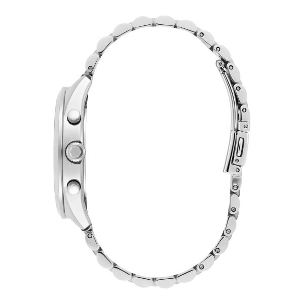 38mm City Classic Multifunction Silver Bracelet Watch - Image 4