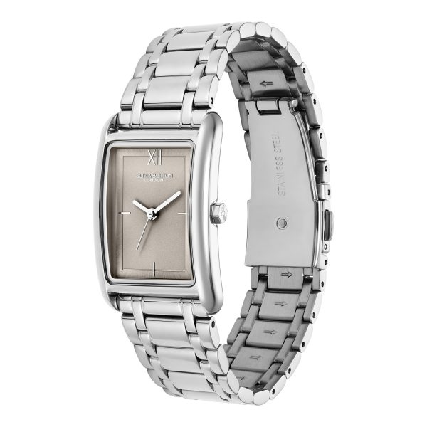 23mm Grove Dove Grey & Silver Bracelet Watch - Image 2