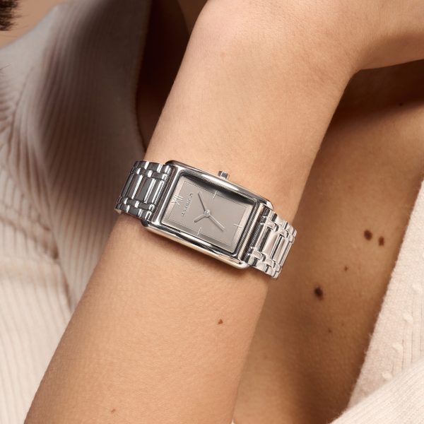 23mm Grove Dove Grey & Silver Bracelet Watch - Image 3