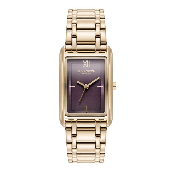 23mm Grove Midnight Plum & Rose Gold Bracelet Watch