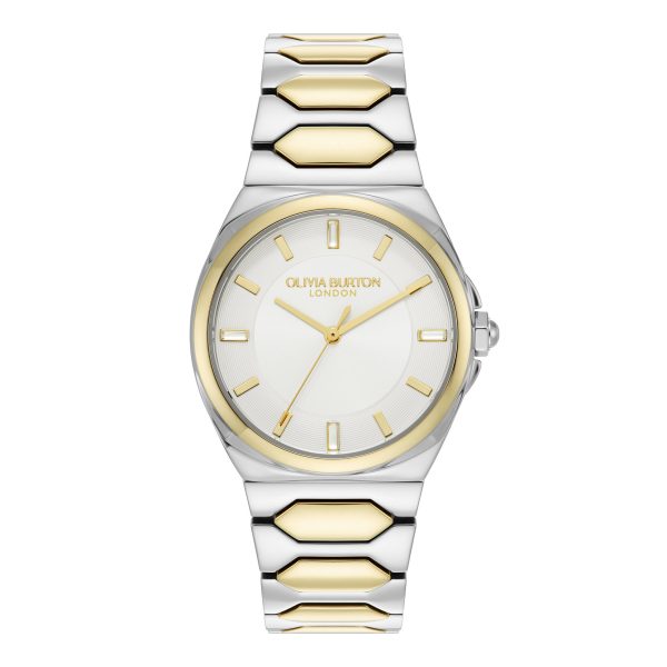 34mm Lustre Ivory & Two Tone Bracelet Watch