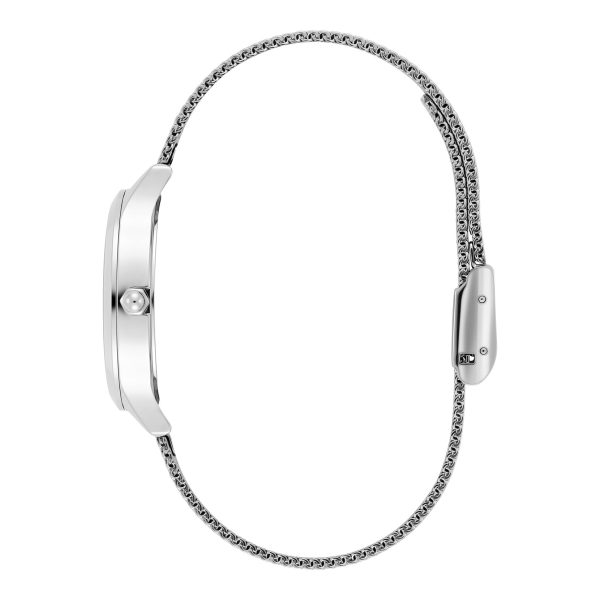 30mm Wonderlust White & Silver Mesh Watch - Image 4
