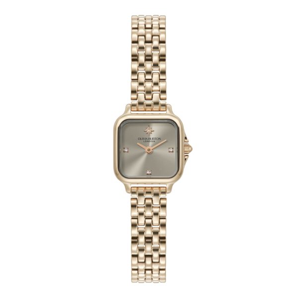20mm Mini Grosvenor Earl Grey & Rose Gold Bracelet Watch