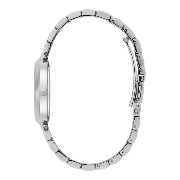 32mm Dimension T-Bar Mellow Rose & Silver Bracelet Watch - Image 4