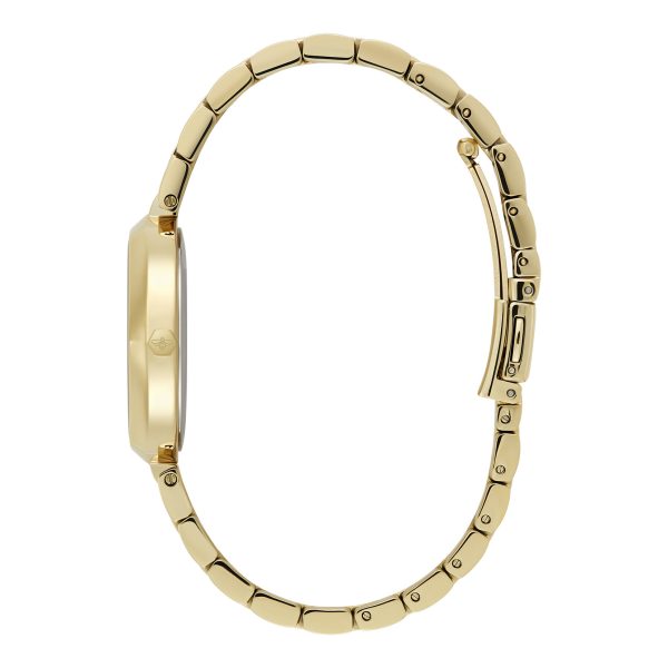 32mm Dimension T-Bar Ivory & Gold Bracelet Watch - Image 4