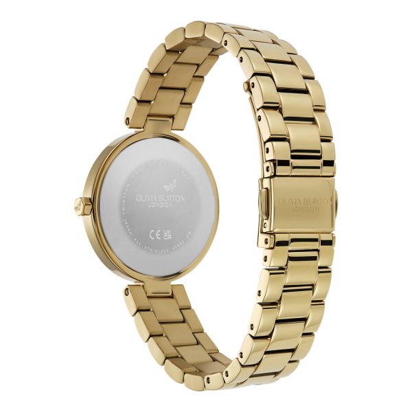 32mm Dimension T-Bar Ivory & Gold Bracelet Watch - Image 5
