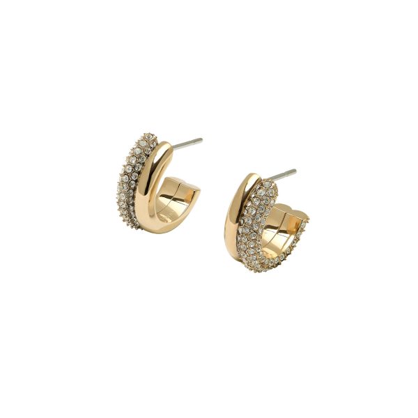 Entwine Gold Hoop Earrings - Image 2