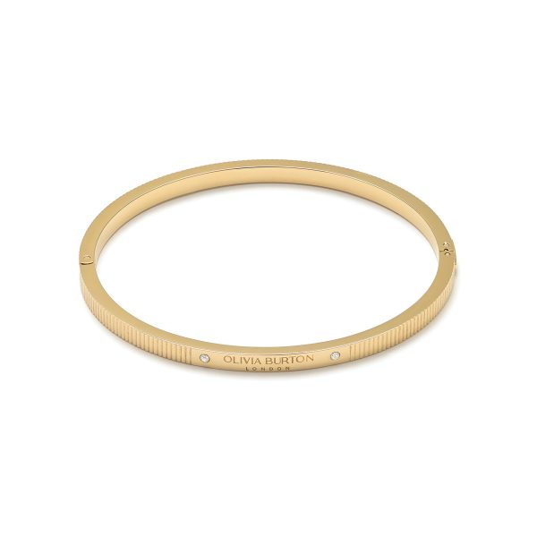 Linear Gold Bangle