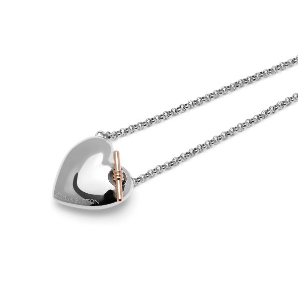 Knot Heart Silver Necklace - Image 4