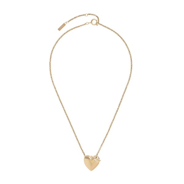 Knot Heart Gold Necklace - Image 2