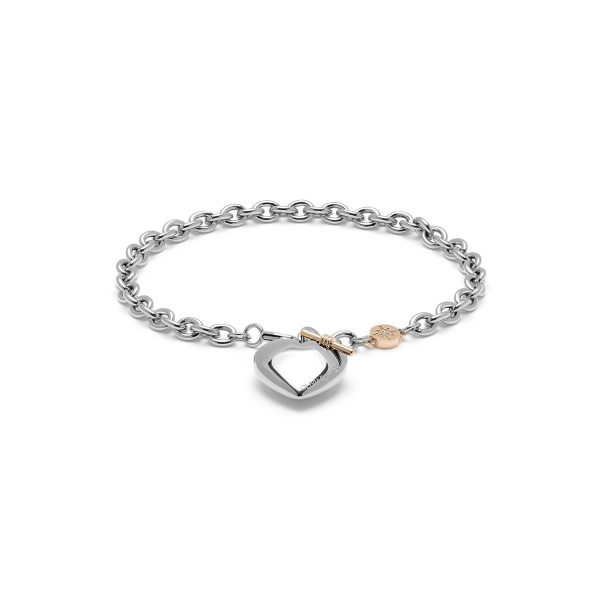 Knot Heart Silver Bracelet - Image 2