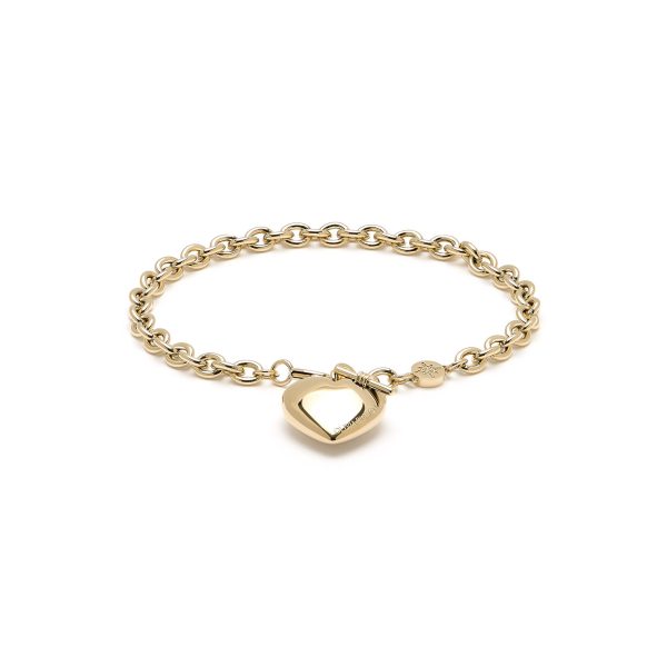 Knot Heart Gold Bracelet - Image 2