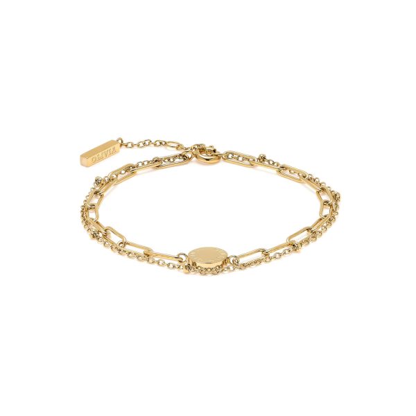 Illusion Gold Stacking Bracelet - Image 2
