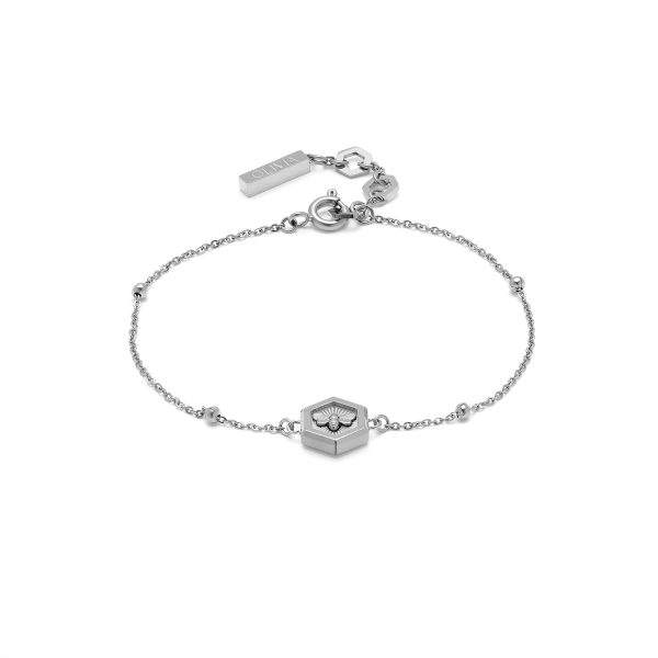 Minima Bee Silver Bracelet - Image 2