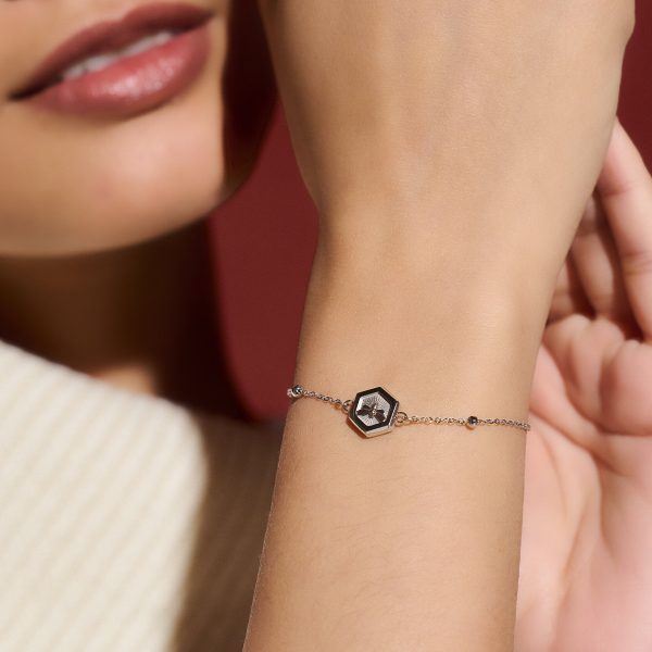 Minima Bee Silver Bracelet - Image 3