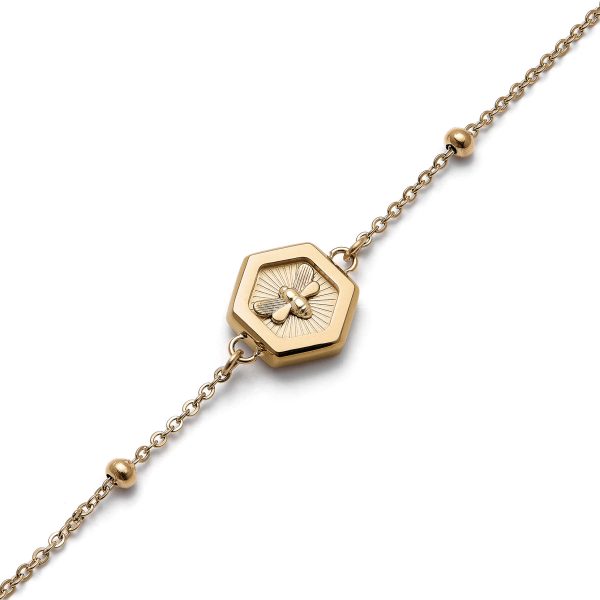 Minima Bee Gold Bracelet - Image 4