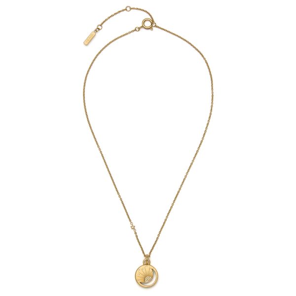 Celestial Sun Gold Plated Pendant Necklace - Image 2