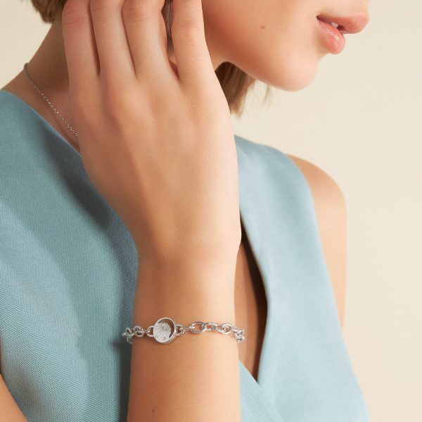 Celestial Sun Silver Tone Bracelet - Image 3