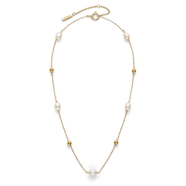By The Sea Pearl Gold Plated Necklace - Image 2