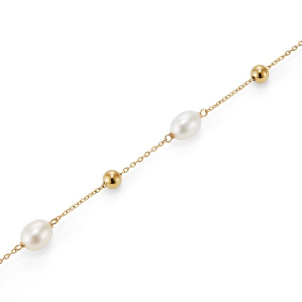 By The Sea Pearl Gold Plated Bracelet - Image 4