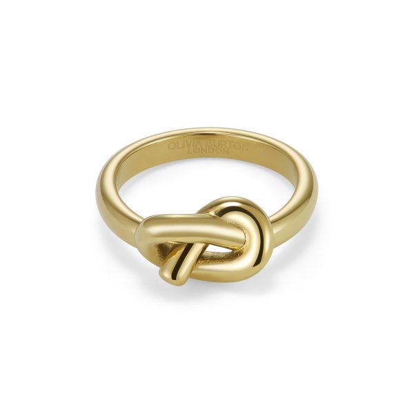 Lovers Knot Gold Plated Ring M - Image 2