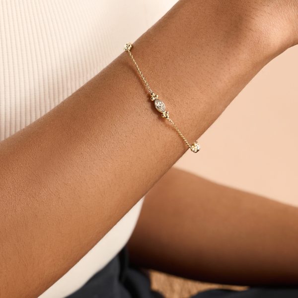 Dainty Gold Plated Bracelet - Image 3