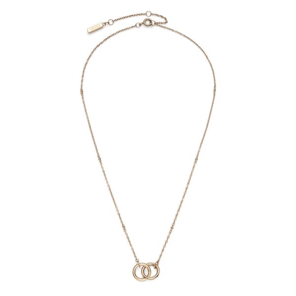 Amity Interlock Rose Gold Plated Necklace - Image 2