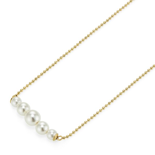 Pearls & Beads Gold Plated Necklace - Image 4