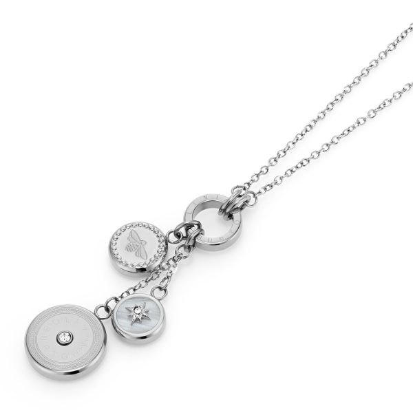 Bee and North Star Silver Tone Charm Necklace - Image 4