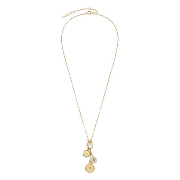 Bee and North Star Gold Plated Charm Necklace - Image 2