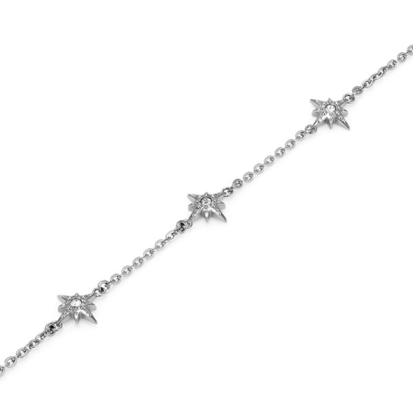 Ever Stacked North Star Silver Tone Stacking Bracelet - Image 4
