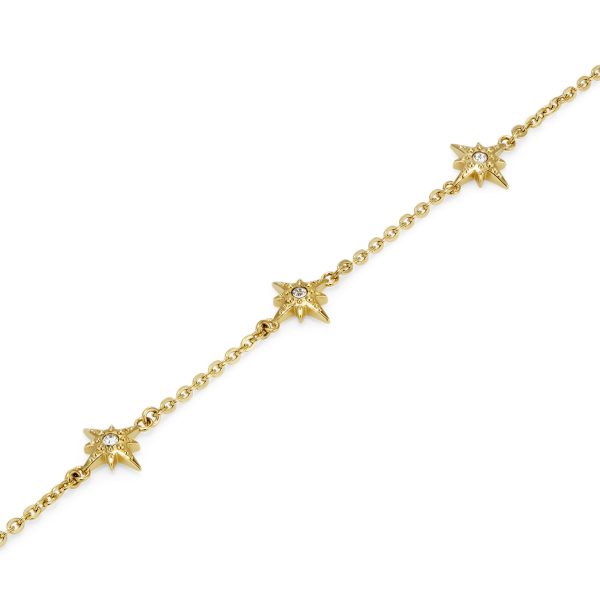 Ever Stacked North Star Gold Plated Stacking Bracelet - Image 4