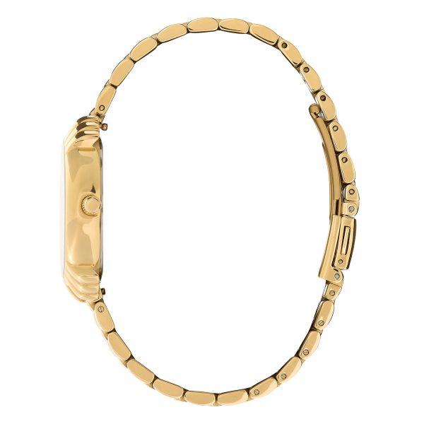 30mm Emerald & Gold Bracelet Watch - Image 4